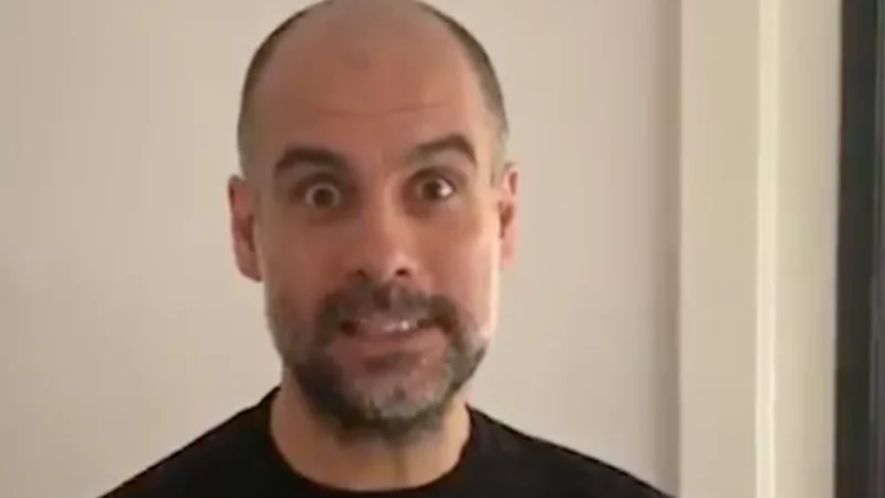 Coronavirus: el divertido video de Pep Guardiola sobre cómo será el después de la cuarentena