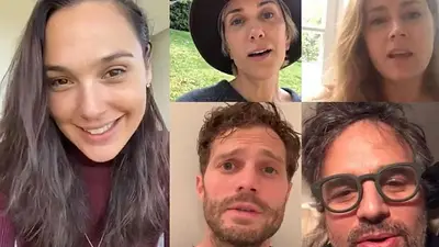 El video que inspiró a los famosos a cantar "Imagine" El video que inspiró a los famosos a cantar "Imagine"