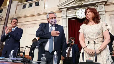 Alberto Fernández, contundente: "Yo llegué con Cristina y me voy con Cristina” Alberto Fernández, contundente: "Yo llegué con Cristina y me voy con Cristina”