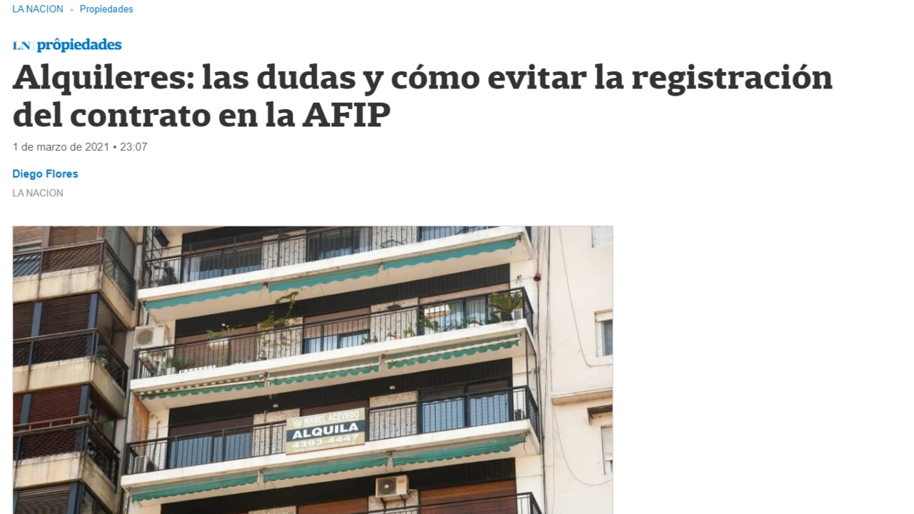polemica nota de la nación para evadir impuestos 
