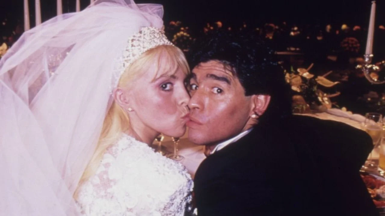 Claudia Villafañe y Diego Maradona