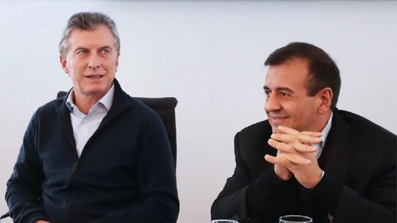 Mario Quintana y Mauricio Macri 