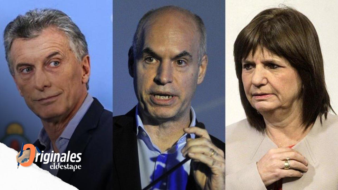 Macri, Larreta y Bullrich 