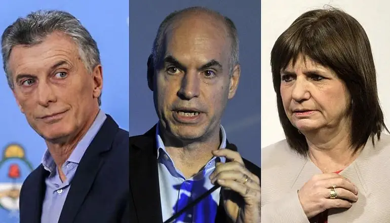 Macri, Larreta y Bullrich