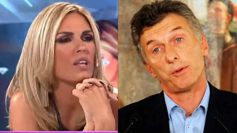 Viviana Canosa y Mauricio Macri