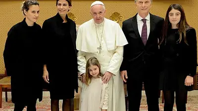 Papa Francisco y Mauricio Macri Papa Francisco y Mauricio Macri