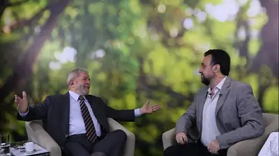 Lula Da Silva y Roberto Navarro Lula Da Silva y Roberto Navarro
