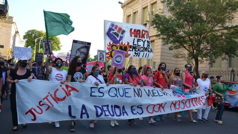 8M: masivas marchas en todo el país contra los femicidios y la violencia de género
