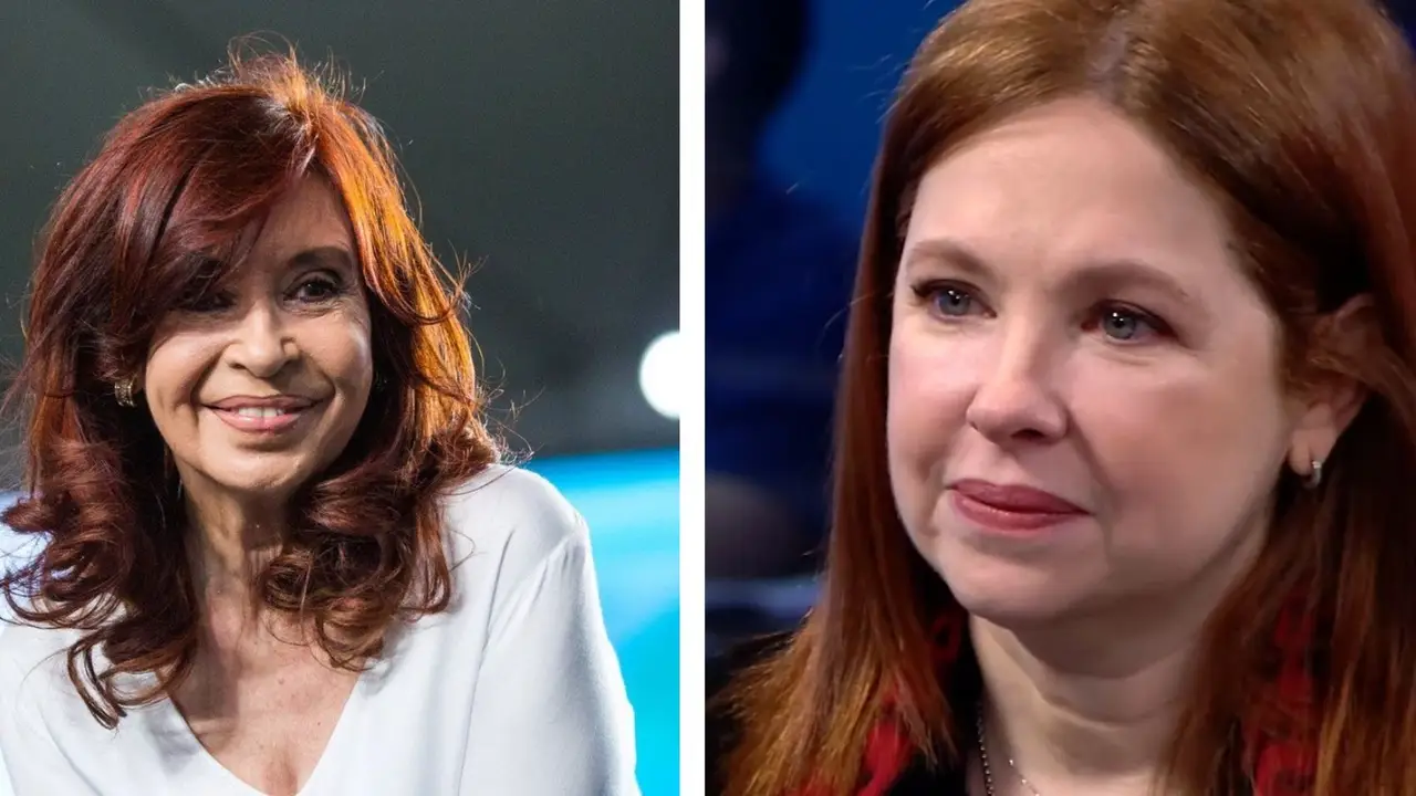 Andrea Del Boca. Cristina Fernández de Kirchner.