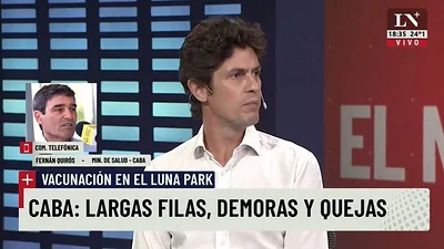 Martín Lousteau defendió al gobierno porteño después del escándalo con la vacunación en el Luna Park a mayores de 80 años Martín Lousteau defendió al gobierno porteño después del escándalo con la vacunación en el Luna Park a mayores de 80 años