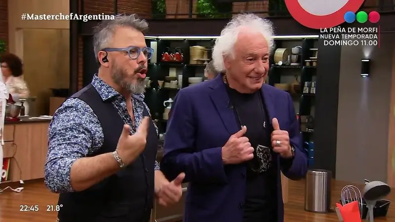 Guillermo Coppola pasó por Masterchef Celebrity 2 y Alex Caniggia lo trató de mufa