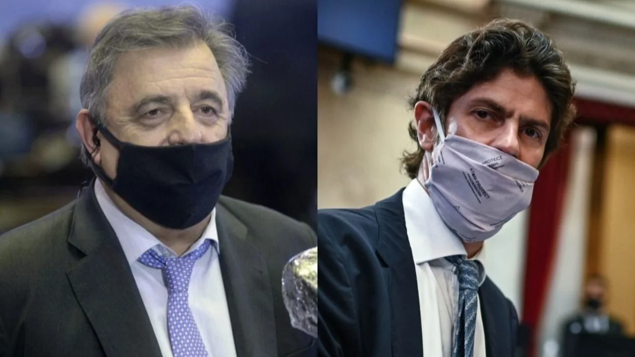 Mario Negri y Martín Lousteau 