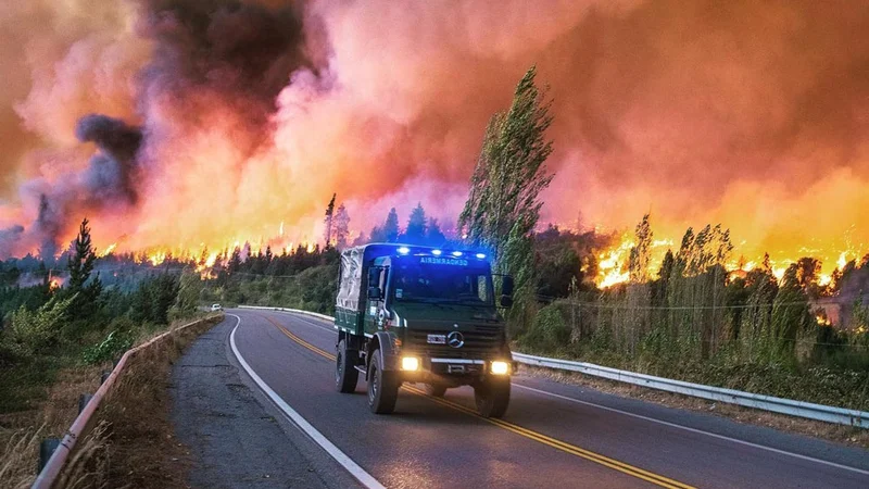 Cabandié confirmó que el incendio en El Bolsón fue "intencional" 
