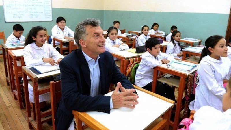 Mauricio Macri clases cara de tonto 