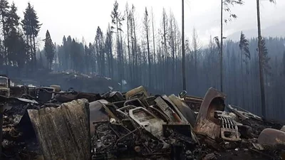 Incendios en El Bolsón: las trágicas imágenes después del fuego Incendios en El Bolsón: las trágicas imágenes después del fuego