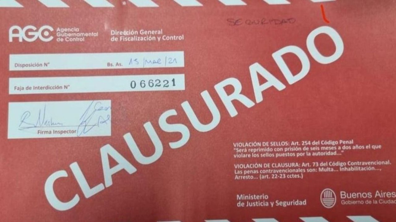 Clausura del Hospital Español 
