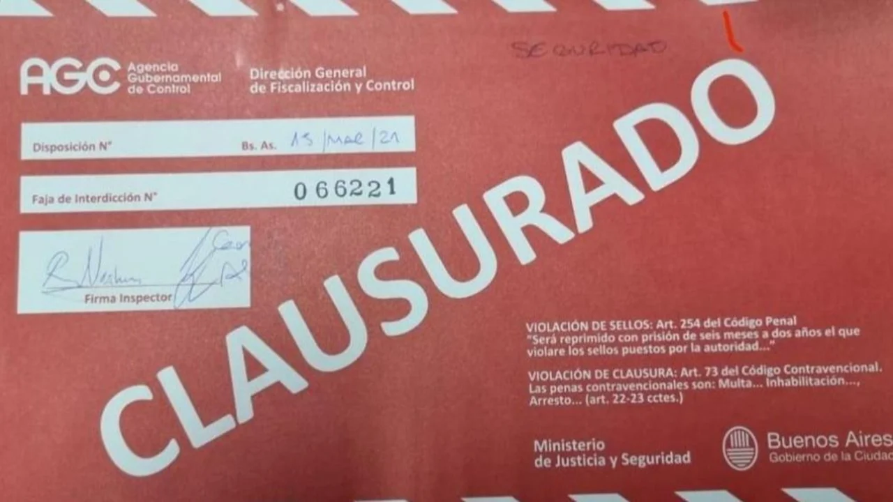 Clausura del Hospital Español 