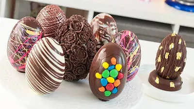 Huevos de Pascua caseros Huevos de Pascua caseros