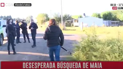 Video: el momento en el que la Policía confirmó que encontraron a Maia Video: el momento en el que la Policía confirmó que encontraron a Maia