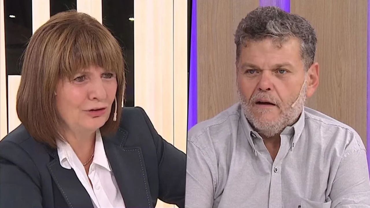 Patricia Bullrich y Alfredo Casero