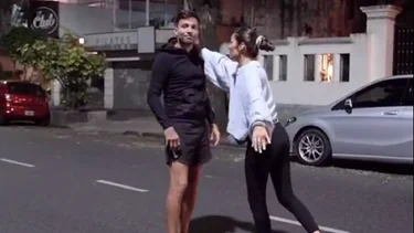 La pelea en plena calle entre Bossi y Juanita Viale: "Matate"