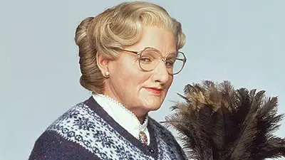 Mrs Doubtfire. Robin Williams. Mrs Doubtfire. Robin Williams.