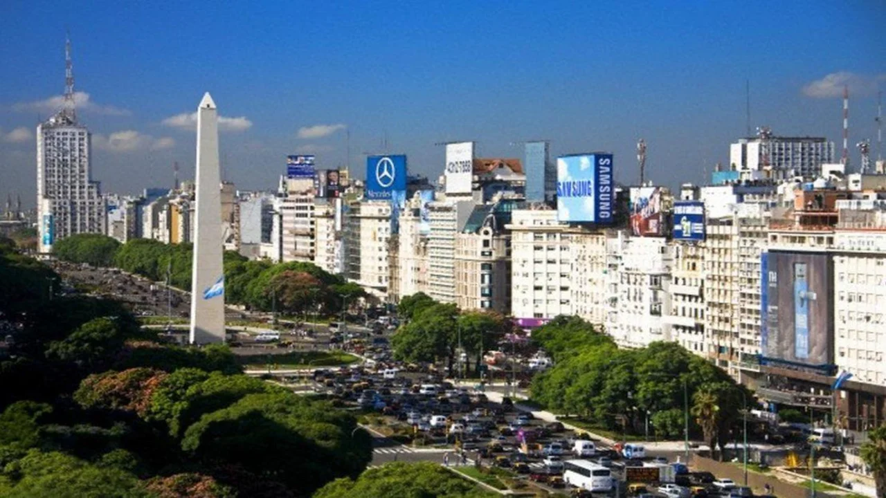 Clima en Buenos Aires, Obelisco, soleado