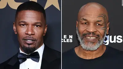 Jamie Foxx. Mike Tyson. Jamie Foxx. Mike Tyson.