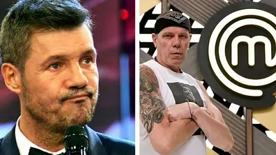 Hernán El Loco Montenegro. Marcelo Tinelli. Hernán El Loco Montenegro. Marcelo Tinelli.