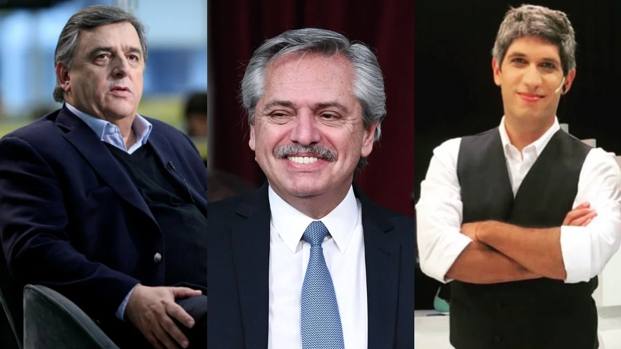 Alberto Fernández Mario Negri Pablo Caruso