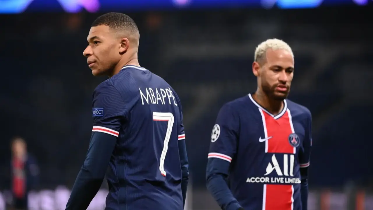 Neymar y Mbappe