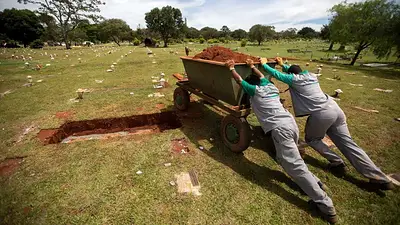 Brasil registró más de 3.600 muertes en un día y batió un nuevo récord que preocupa Brasil registró más de 3.600 muertes en un día y batió un nuevo récord que preocupa