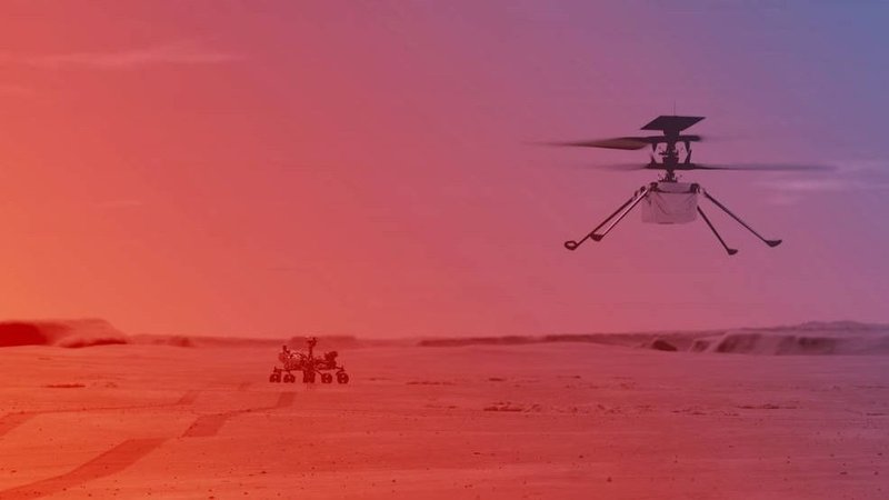 NASA Ingenuity Marte