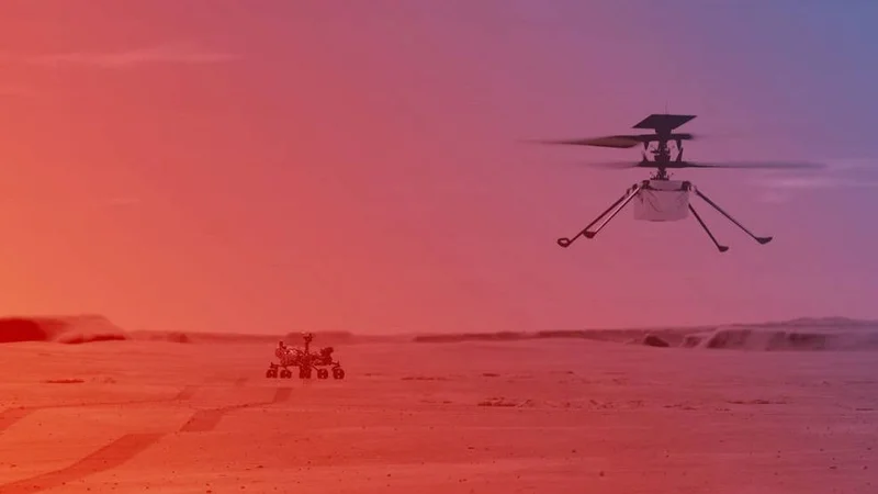 NASA Ingenuity Marte