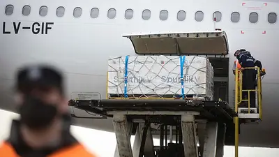 Parte un nuevo vuelo a Moscú para traer vacunas Sputnik V a Argentina Parte un nuevo vuelo a Moscú para traer vacunas Sputnik V a Argentina