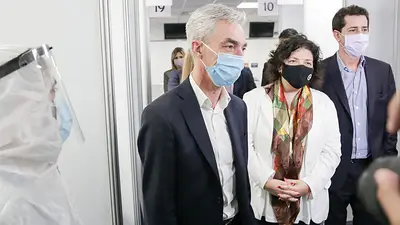 El Gobierno inspeccionó el operativo de testeos en el Aeropuerto de Ezeiza El Gobierno inspeccionó el operativo de testeos en el Aeropuerto de Ezeiza