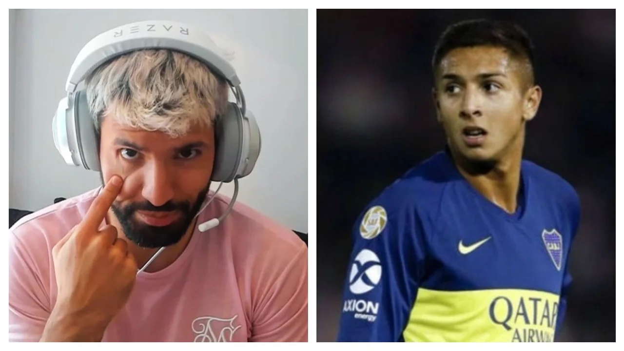 Sergio "Kun" Agüero Agustín Almendra Boca Juniors