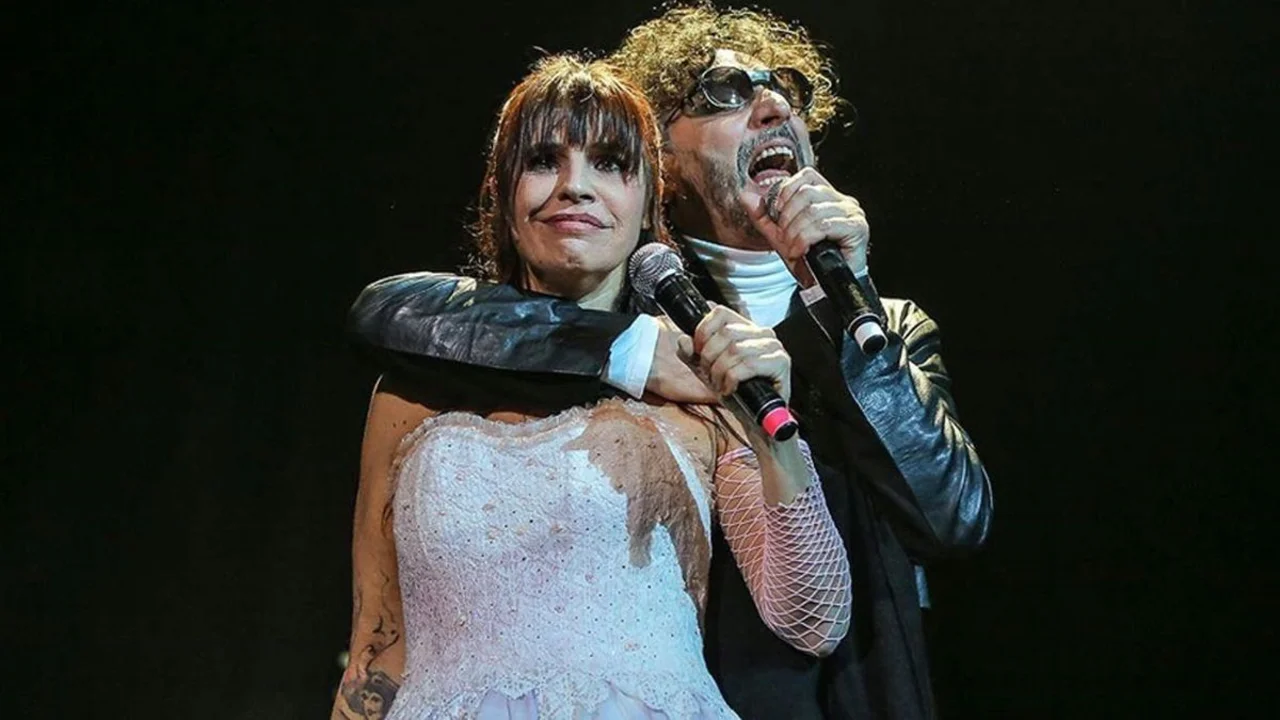 Fabiana Cantilo y Fito Páez.
