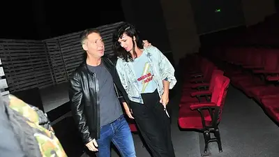 Grisleda Siciliani y Adrián Suar. Grisleda Siciliani y Adrián Suar.