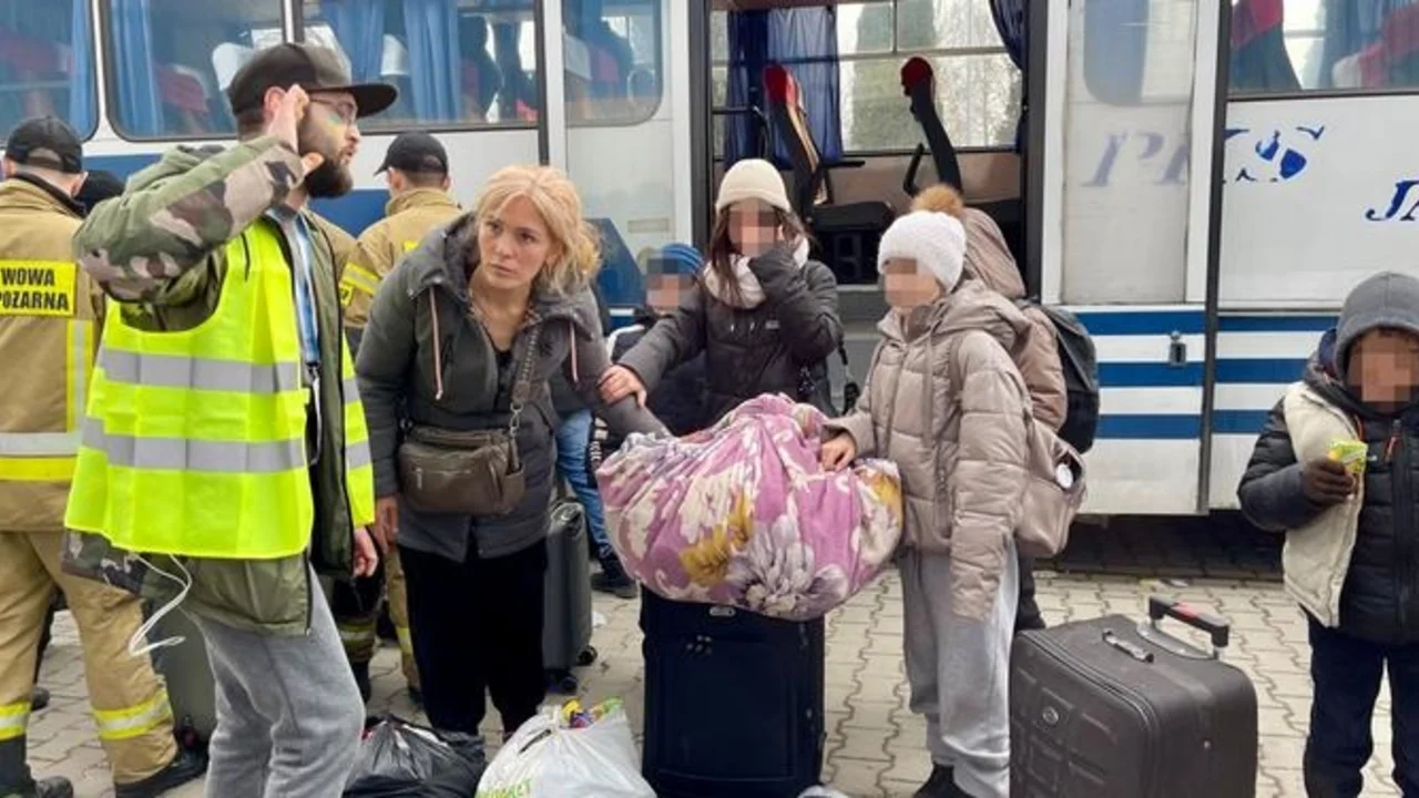 Polonia recibió 106.000 refugiados desde Ucrania en 24 horas