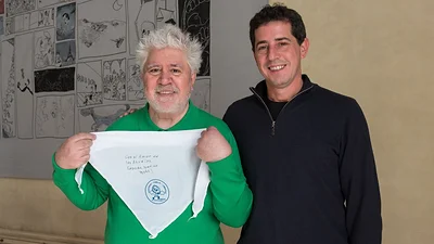 Wado se reunió con Almodovar y familiares y víctimas del franquismo Wado se reunió con Almodovar y familiares y víctimas del franquismo