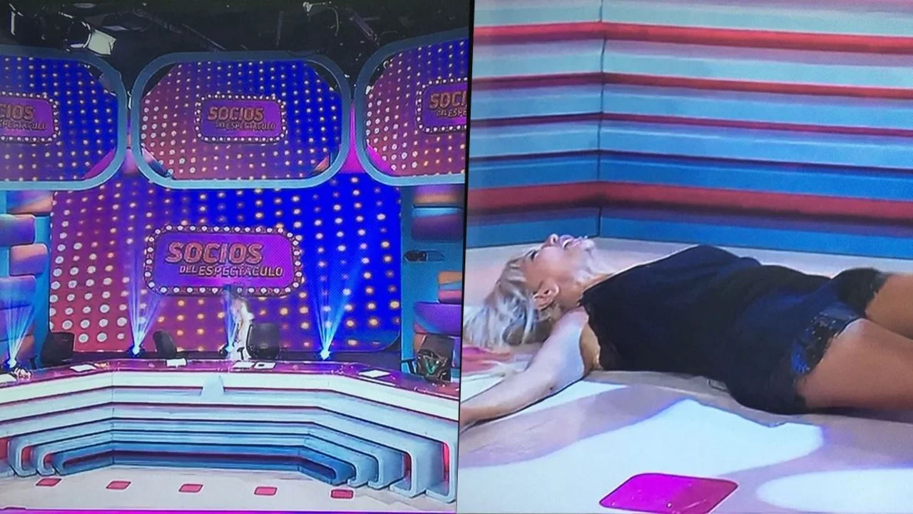 Graciela Alfano sufrió una caída en Socios del Espectáculo, por El Trece