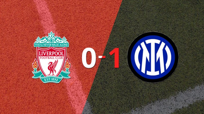 Inter se impuso con lo justo ante Liverpool