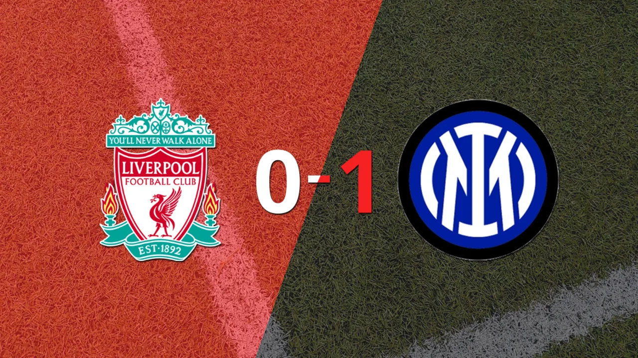 Inter se impuso con lo justo ante Liverpool