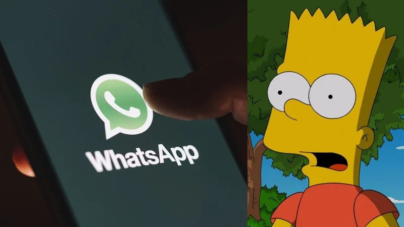 Whatsapp y Bart Simpson.