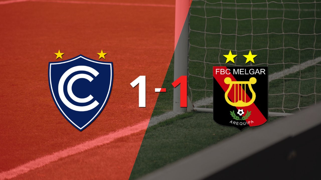 Cienciano y Melgar se repartieron los puntos en un 1 a 1