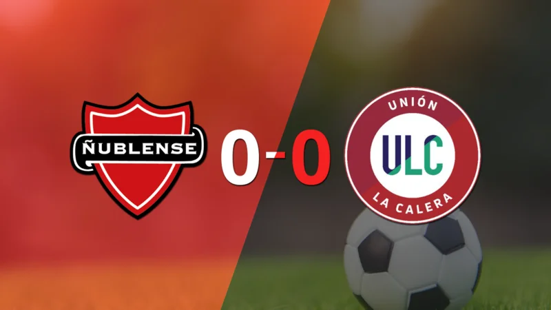 Ñublense y U. La Calera empataron sin goles