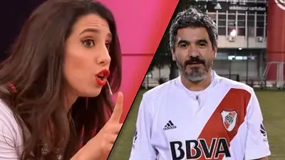 Cinthia Fernández, televisión, El Trece, Nosotros a la Mañana, Burrito Ortega, River, fútbol Cinthia Fernández, televisión, El Trece, Nosotros a la Mañana, Burrito Ortega, River, fútbol