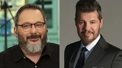 Gerardo Rozín y Marcelo Tinelli. Gerardo Rozín y Marcelo Tinelli.