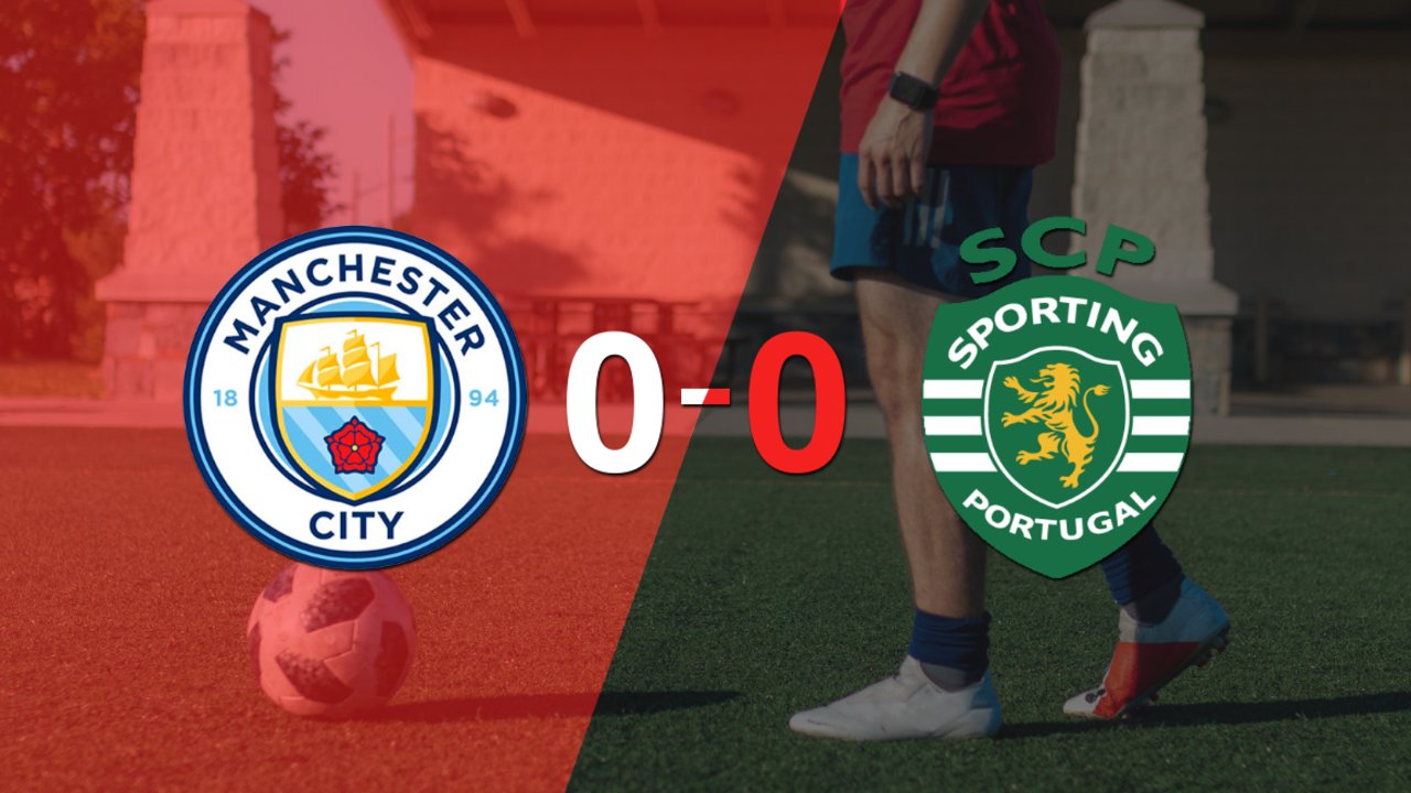 Manchester City y Sporting Lisboa terminaron sin goles